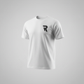 REV White T-Shirt in a professional studio shoot